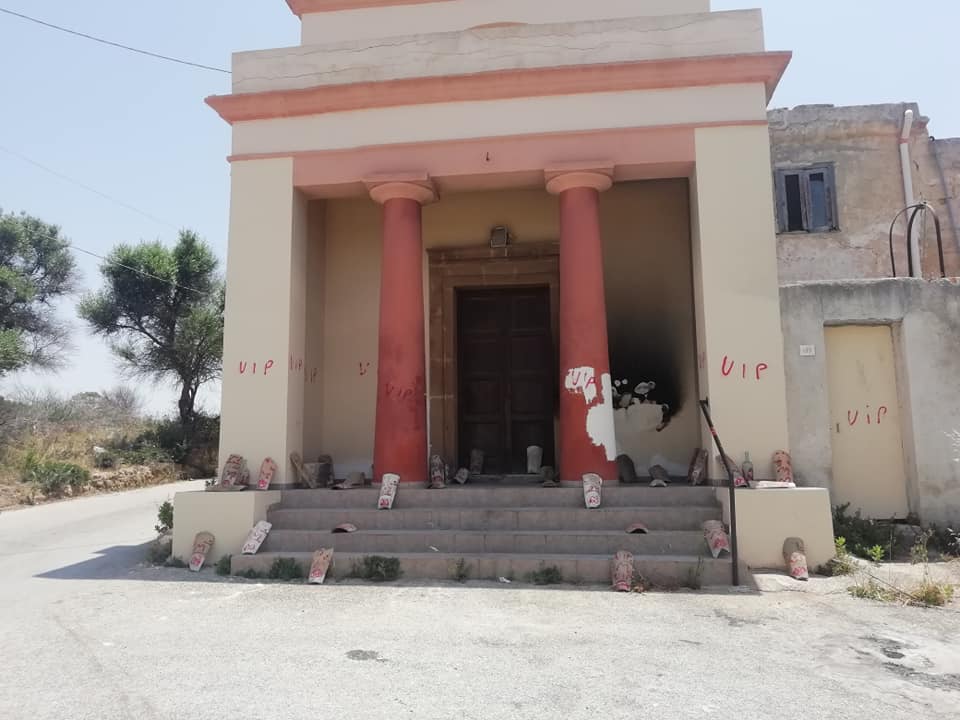 Marsala la Chiesa di San Michele Rifugio in stato di degrado e